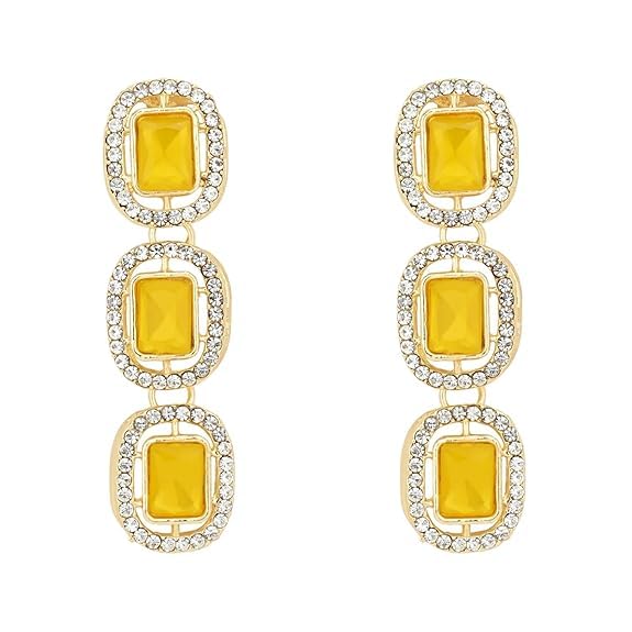 Helly Yellow Earrings