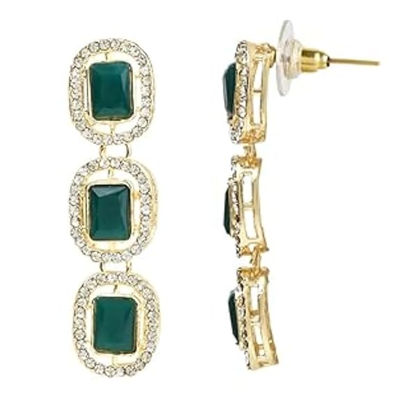 Helly Green Earrings