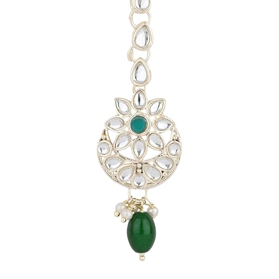 Zaisha Green Maangtikka