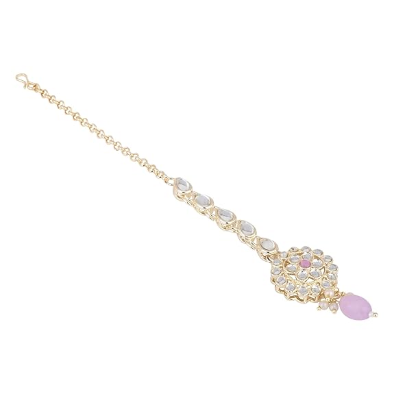 Mohina Purple Maangtikka