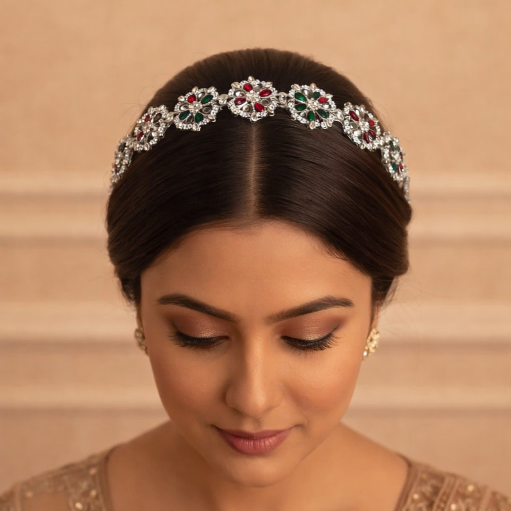 Shivani Multicolor Floral Sheeshpatti