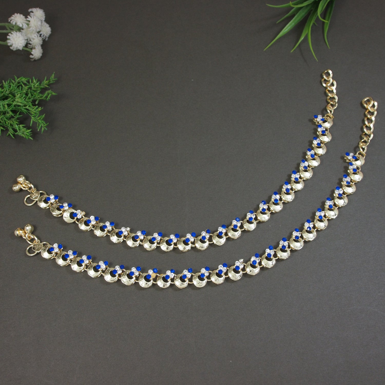 Diksha Blue Payal/ Anklets