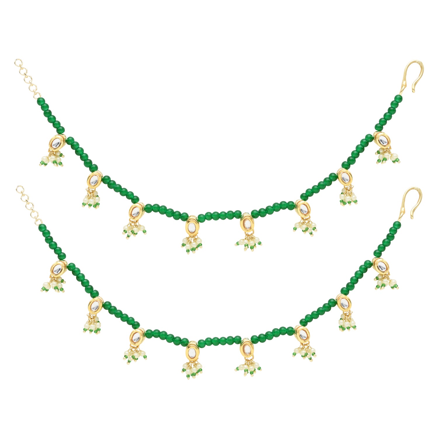 Norika Green Payal/ Anklets