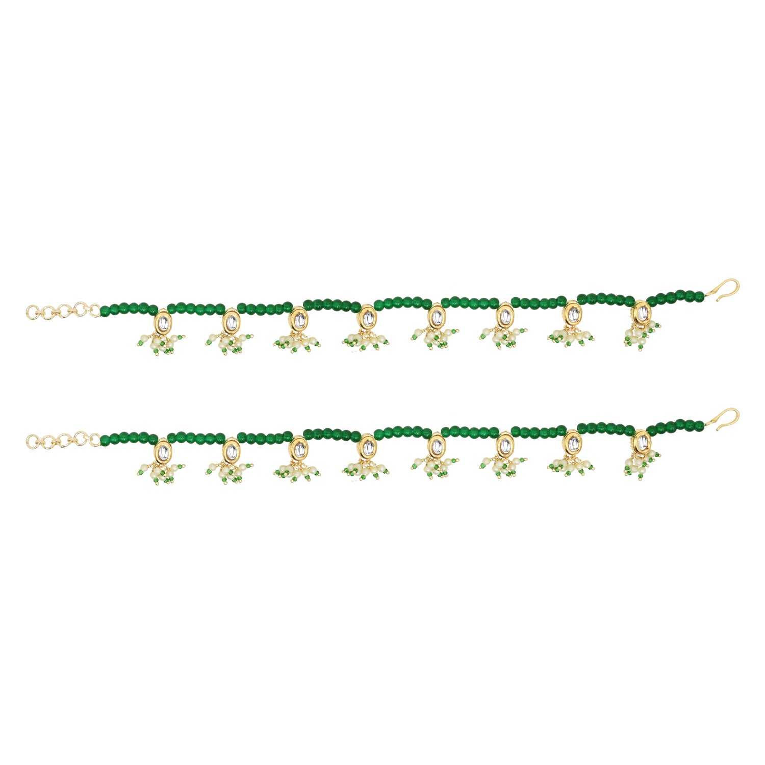 Norika Green Payal/ Anklets