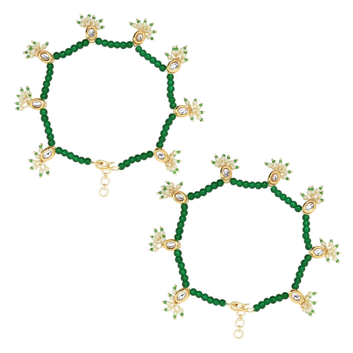 Norika Green Payal/ Anklets
