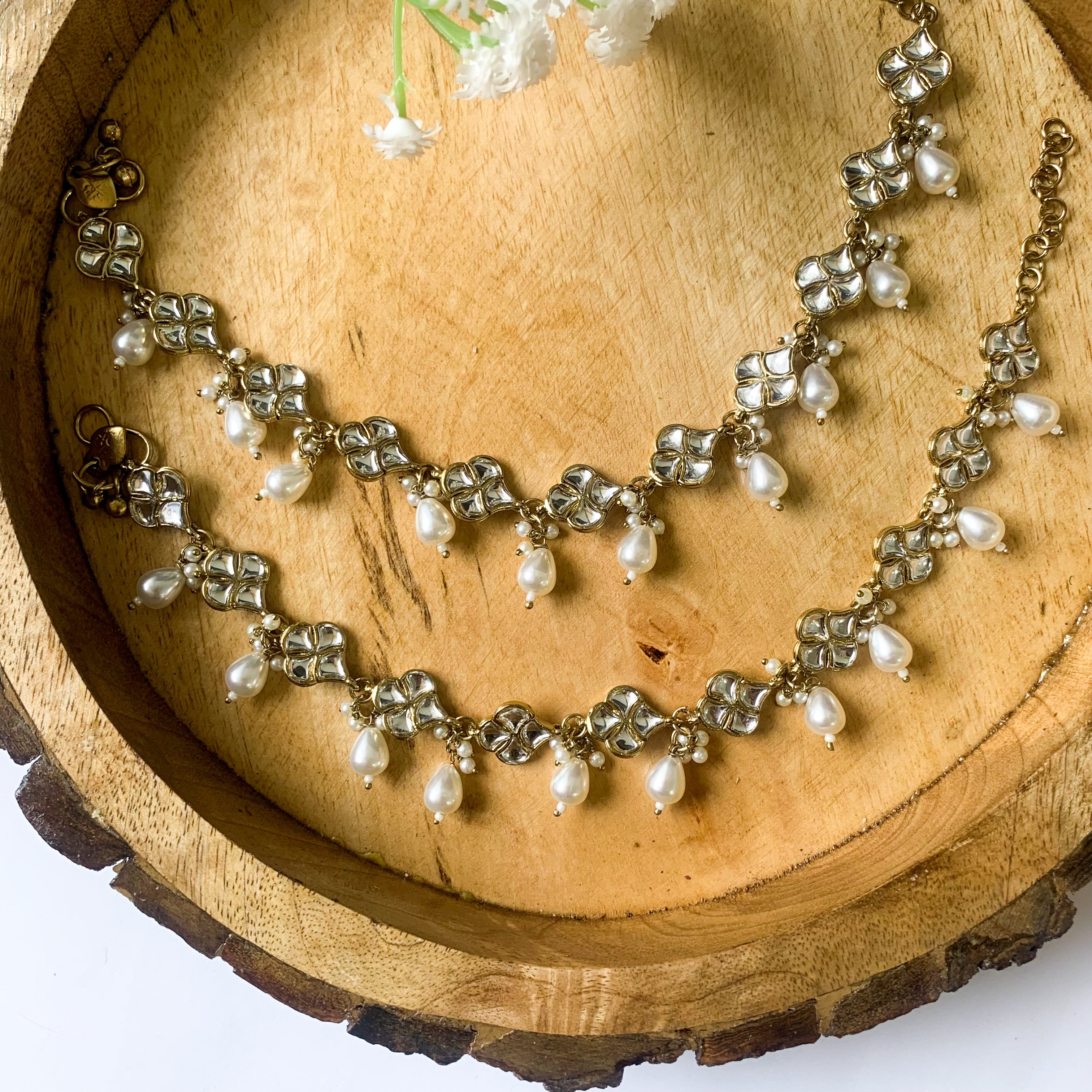 Bhanvi White Payal/ Anklets
