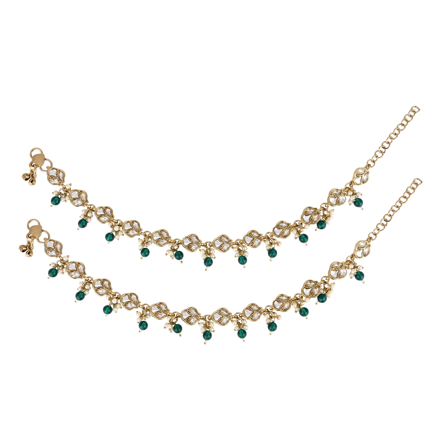 Farsha Green Payal/ Anklets