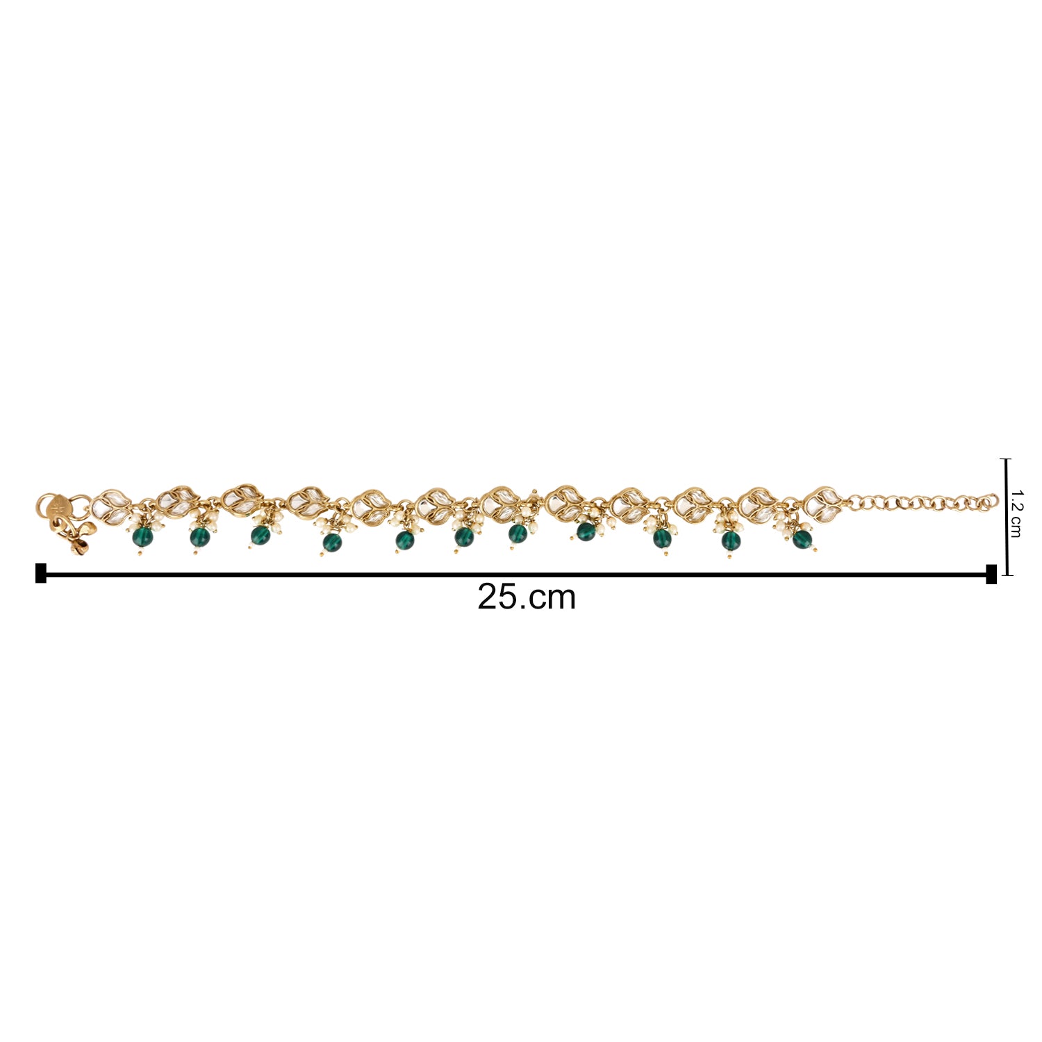 Farsha Green Payal/ Anklets