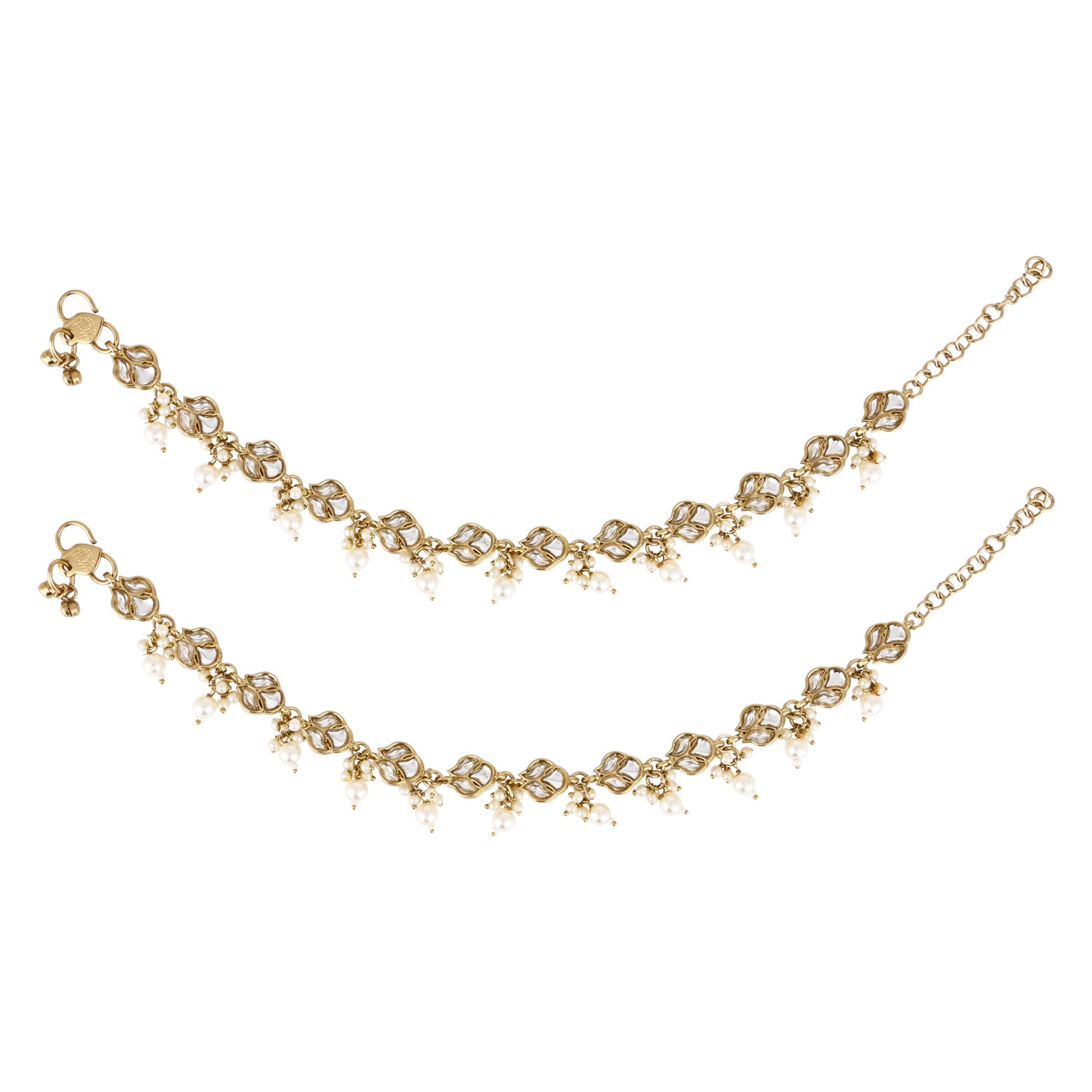 Farsha White Payal/ Anklets