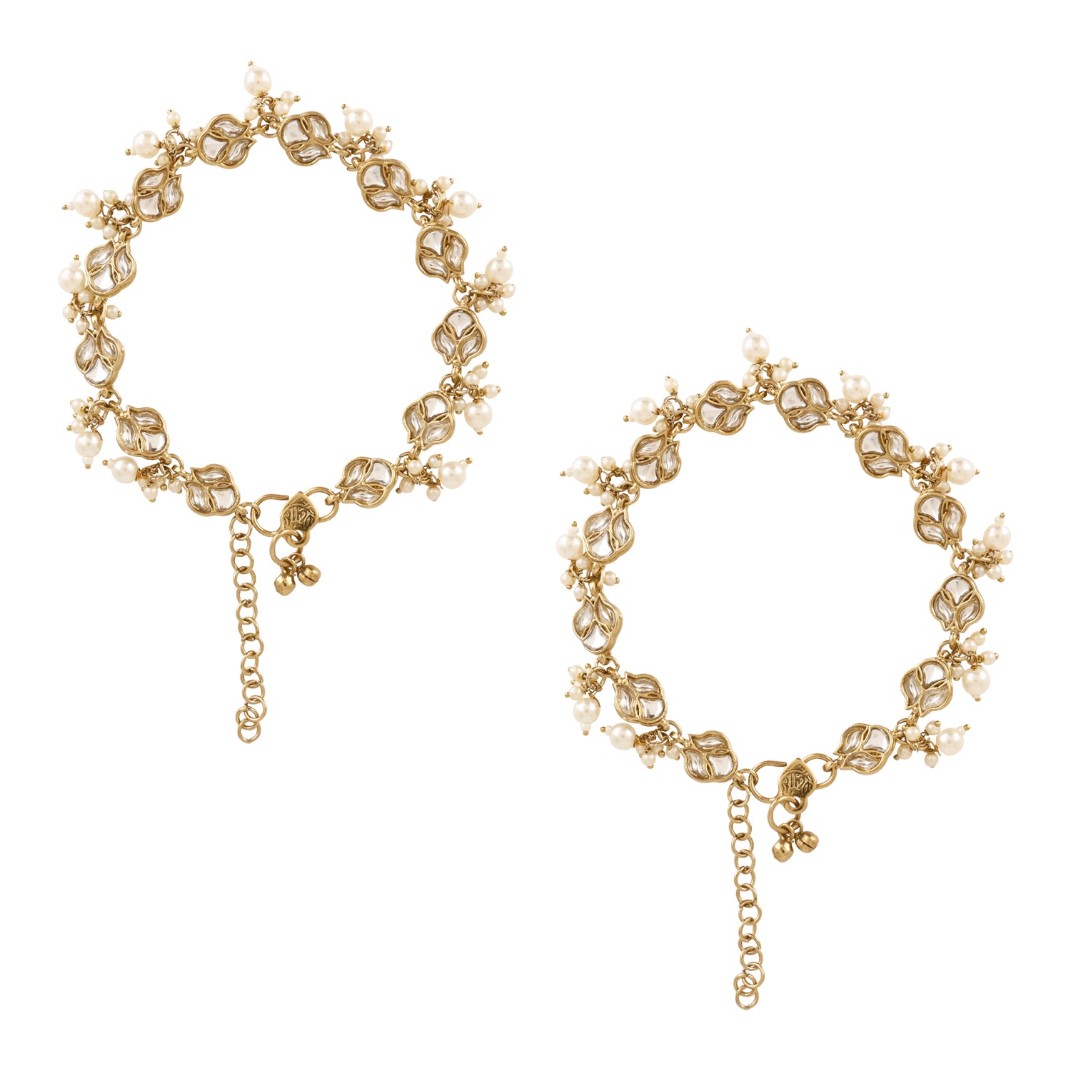 Farsha White Payal/ Anklets