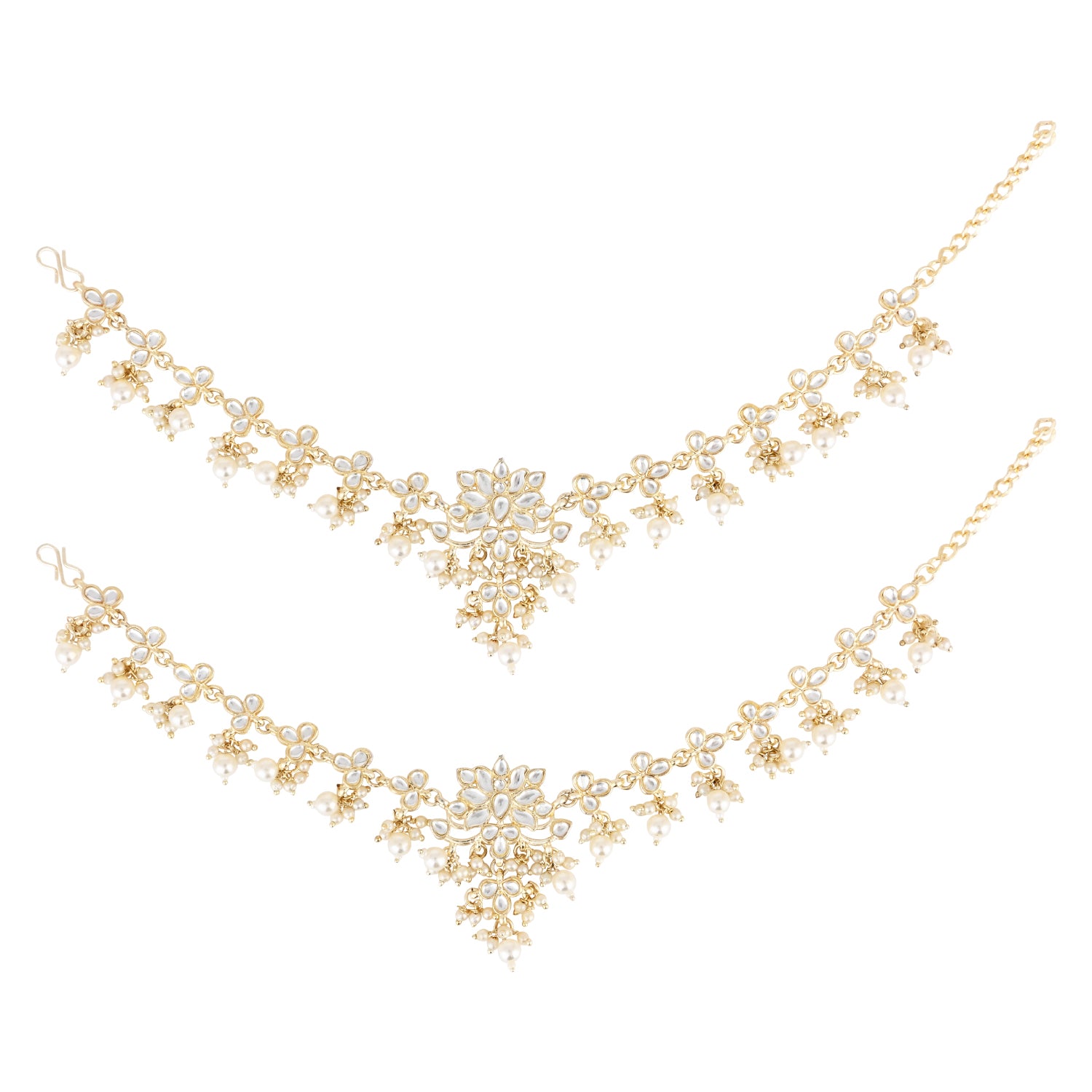 Mritsa White Anklet