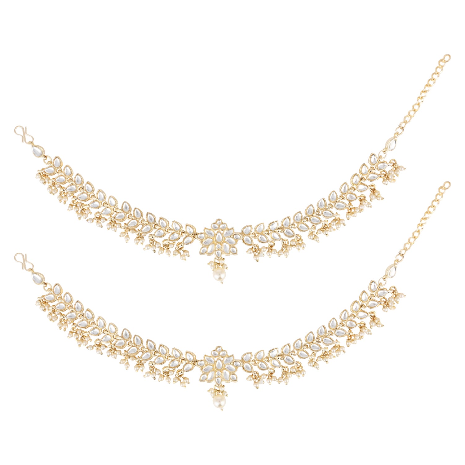 Rishvi White Anklet