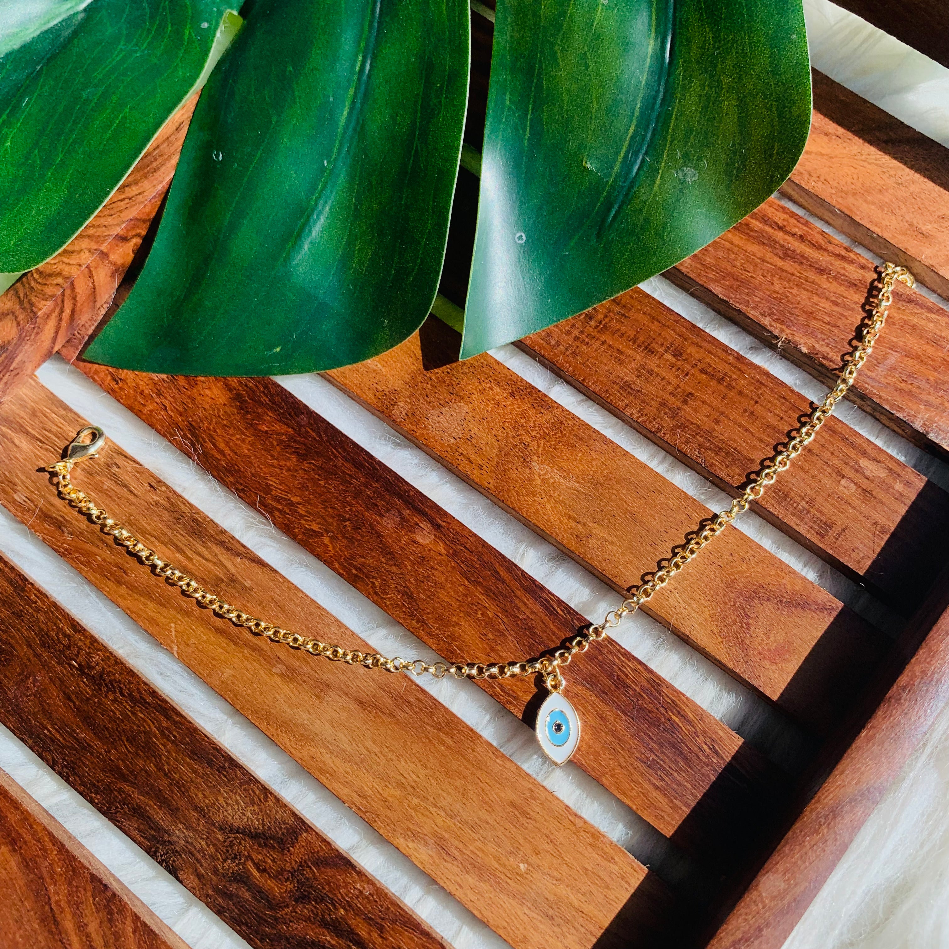 Classy Evil Eye Anklet