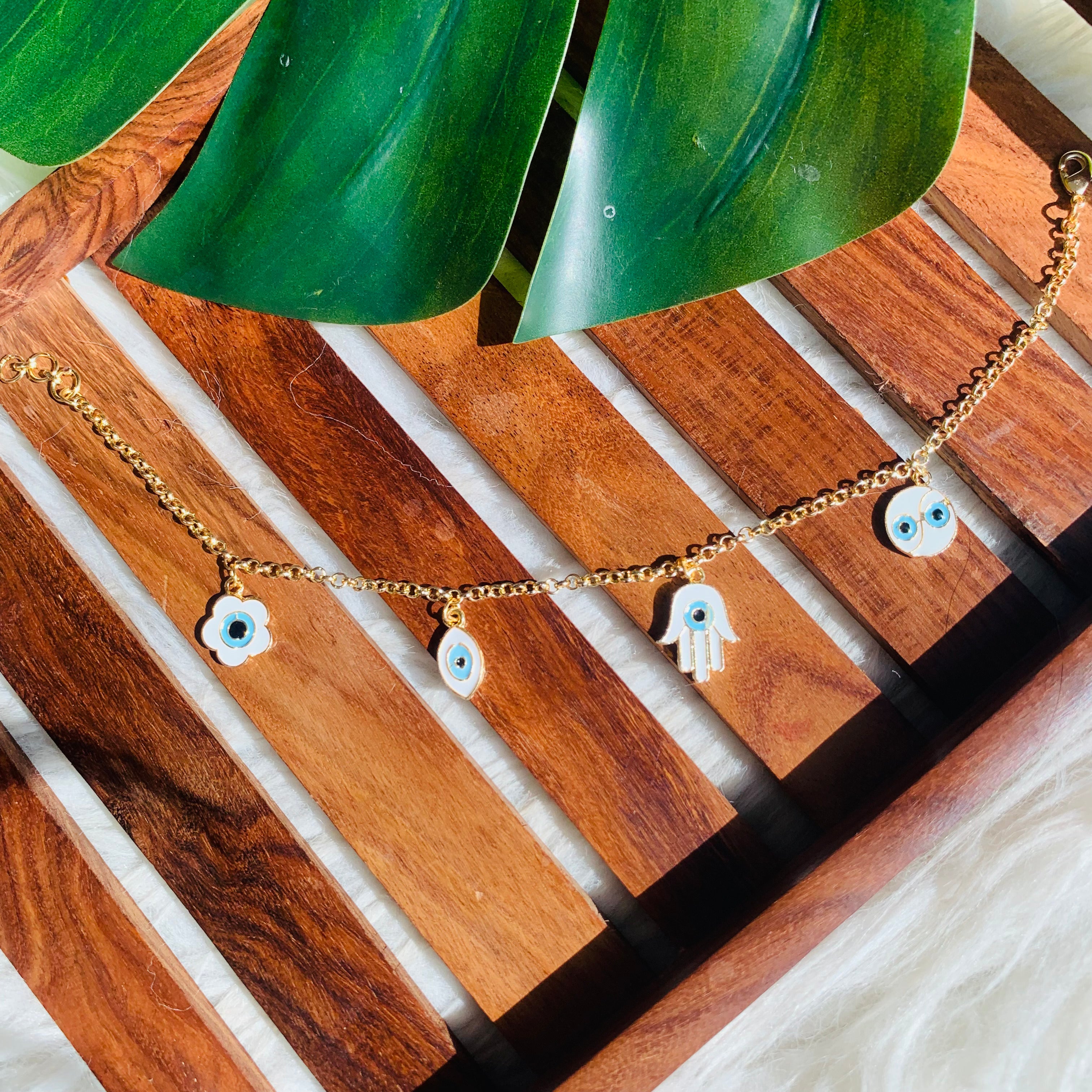 Stunning Evil Eye Anklet