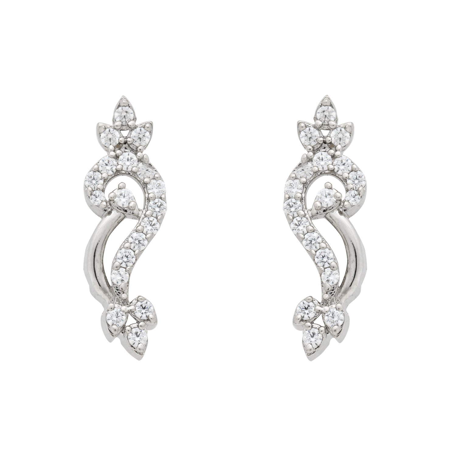 Zara Rhodium Plated Jewellery Set