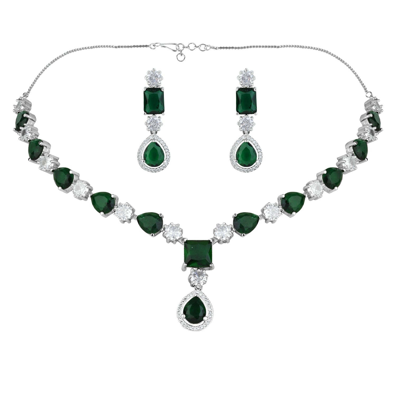 Livia Green Necklace Set