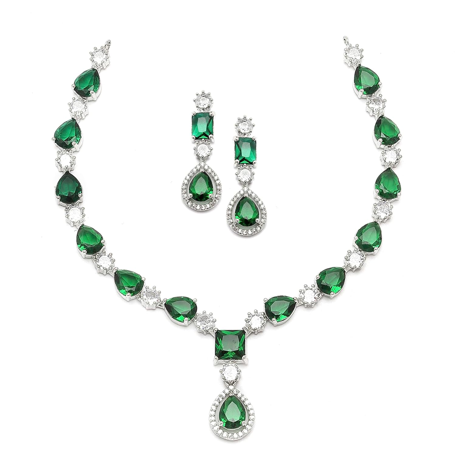 Livia Green Necklace Set
