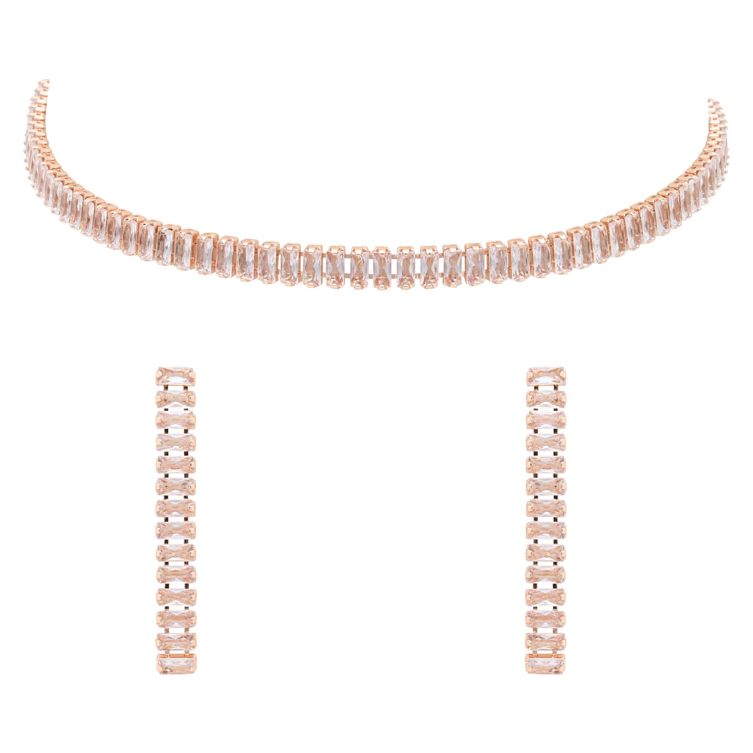 Juliana Rosegold Necklace Set