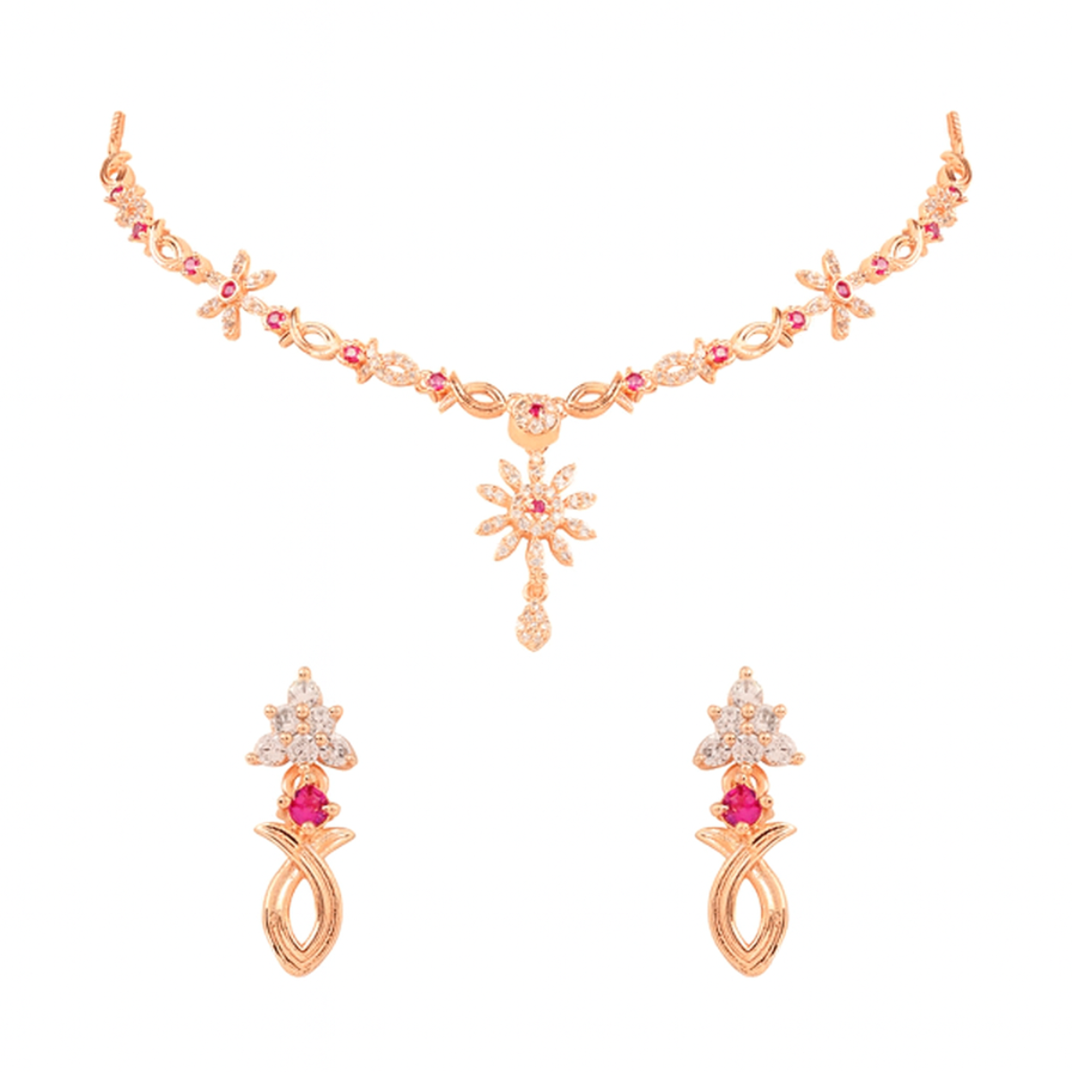 Charmi - Pink Necklace Set