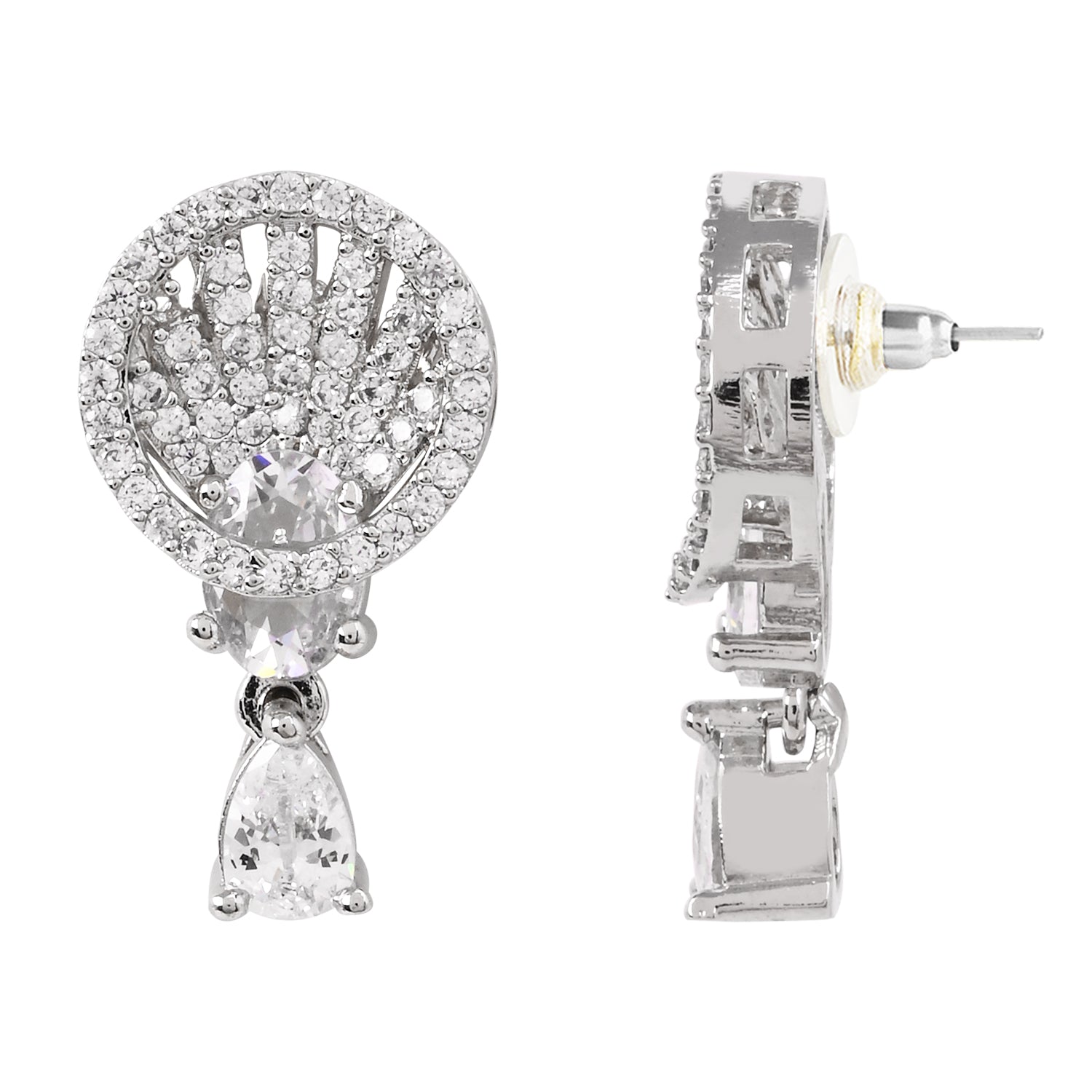 Eila - Silver Shine Necklace Set