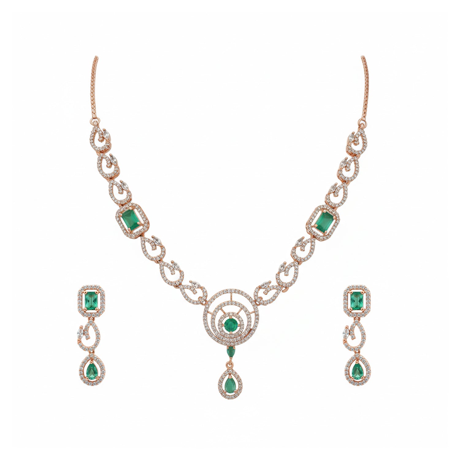 Sarini Mint Necklace Set