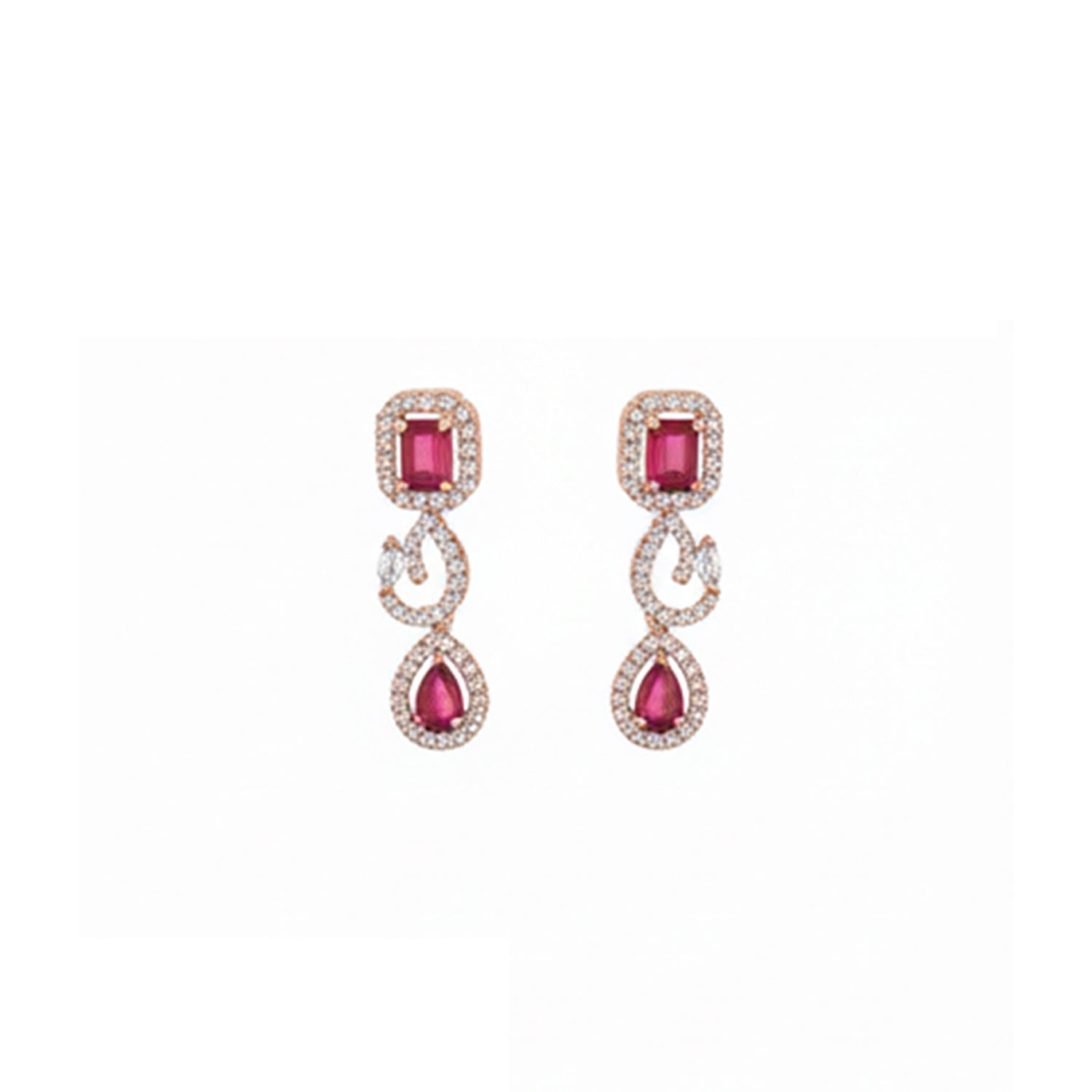 Sarini Ruby Necklace Set