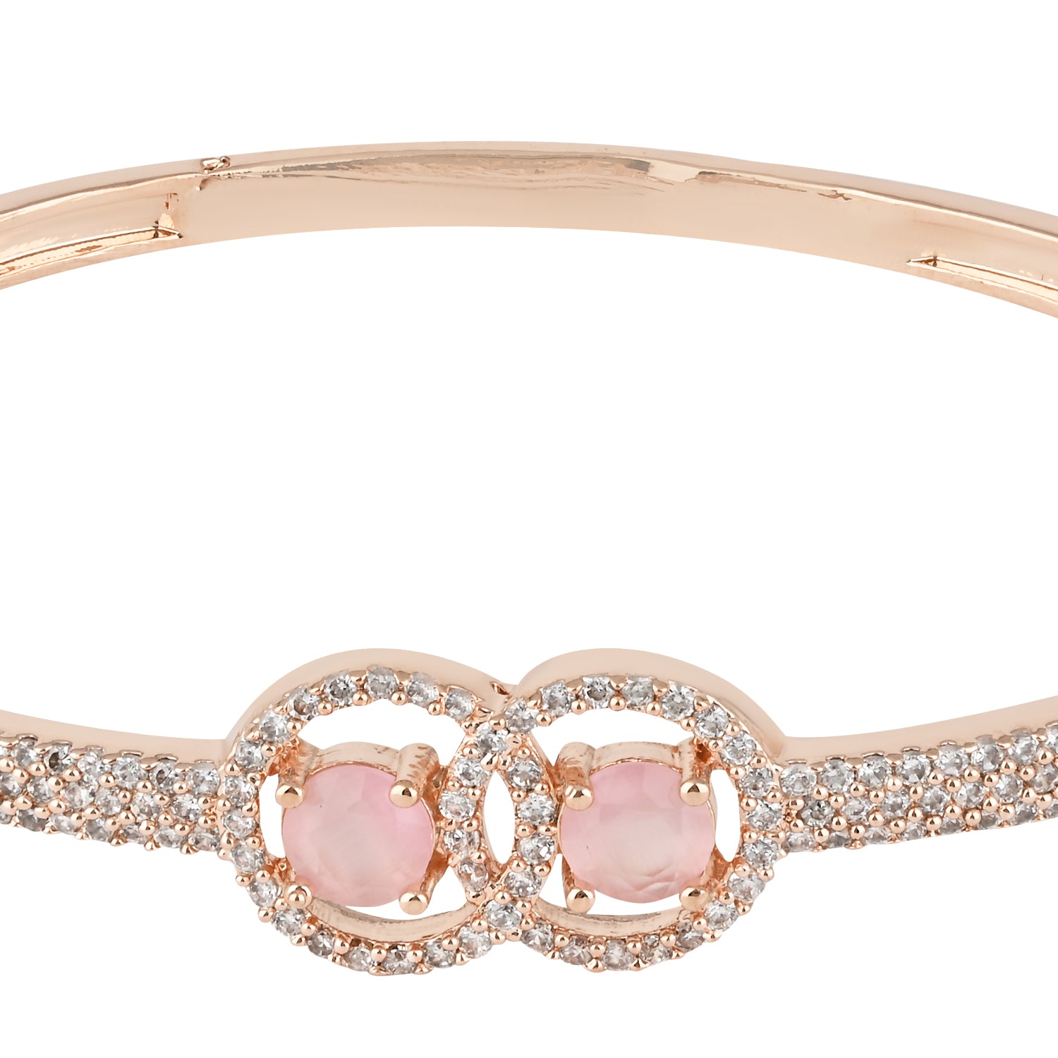 Daania RoseGold Pink Zirconia Bracelet