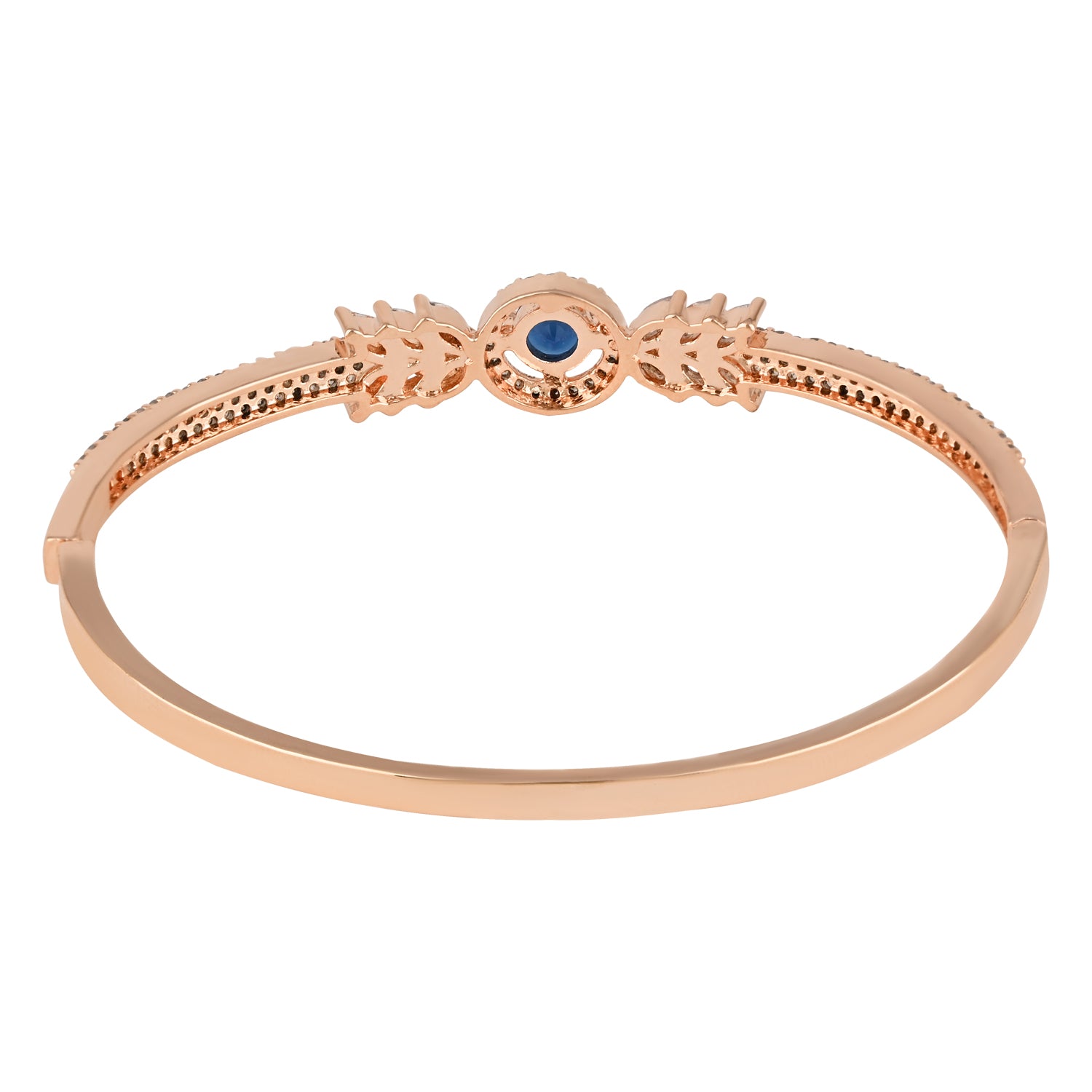 Revina RoseGold Blue Zirconia Bracelet