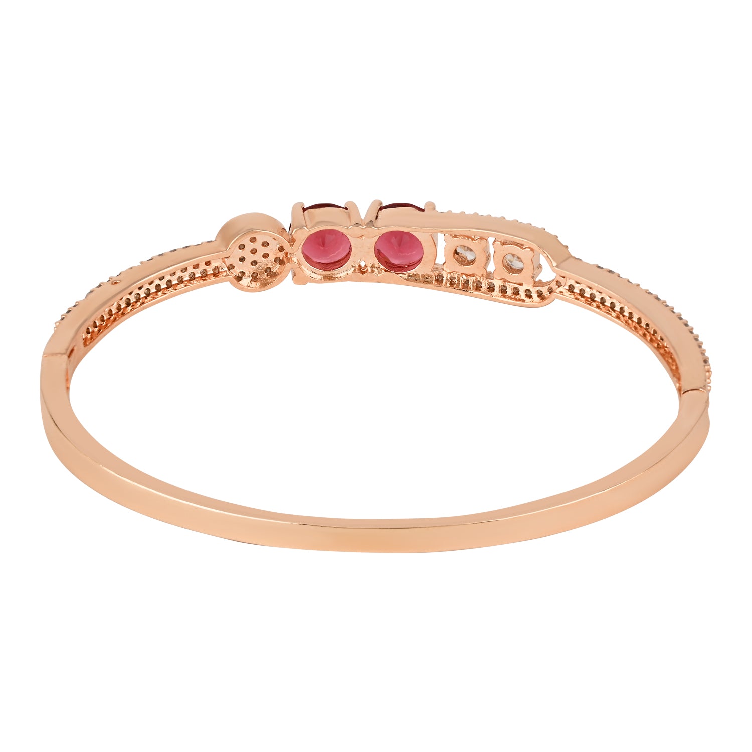 Umaisa RoseGold Ruby Zirconia Bracelet