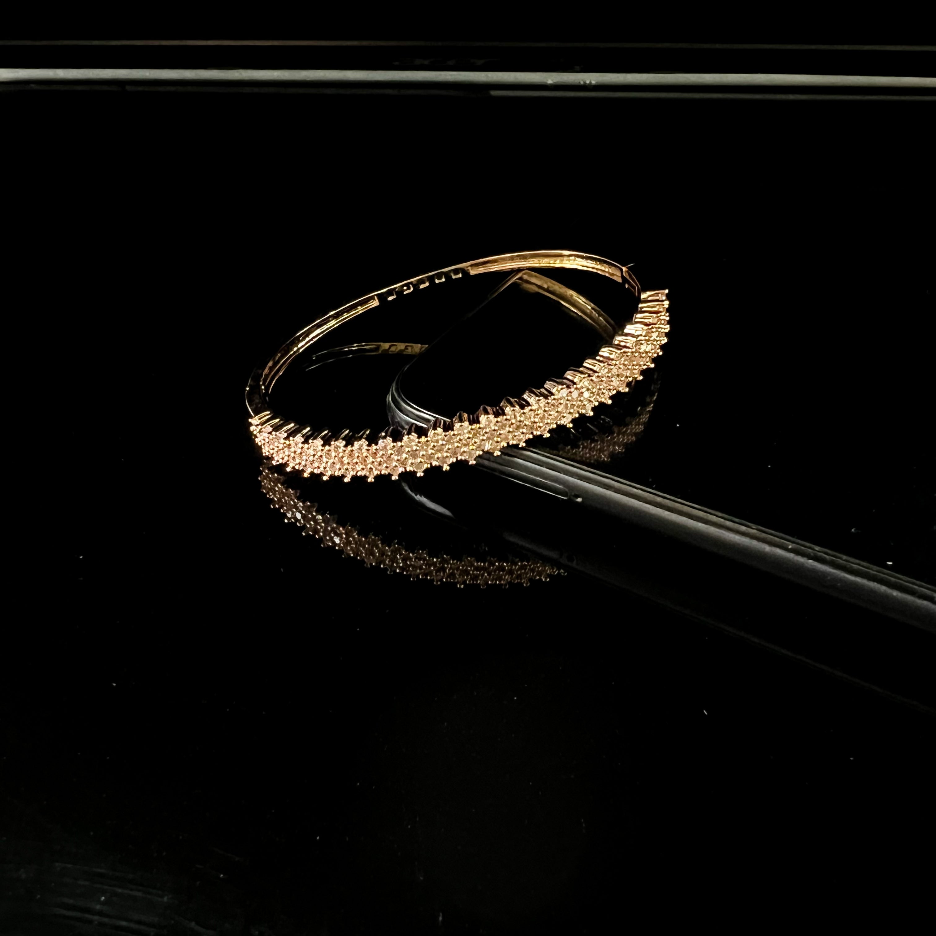 Elayna RoseGold Zirconia Bracelet