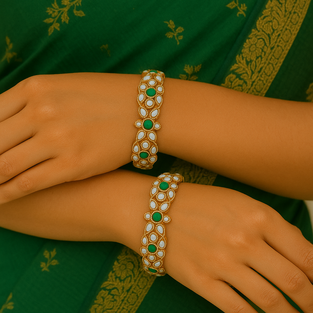 Harleen Green Bangles