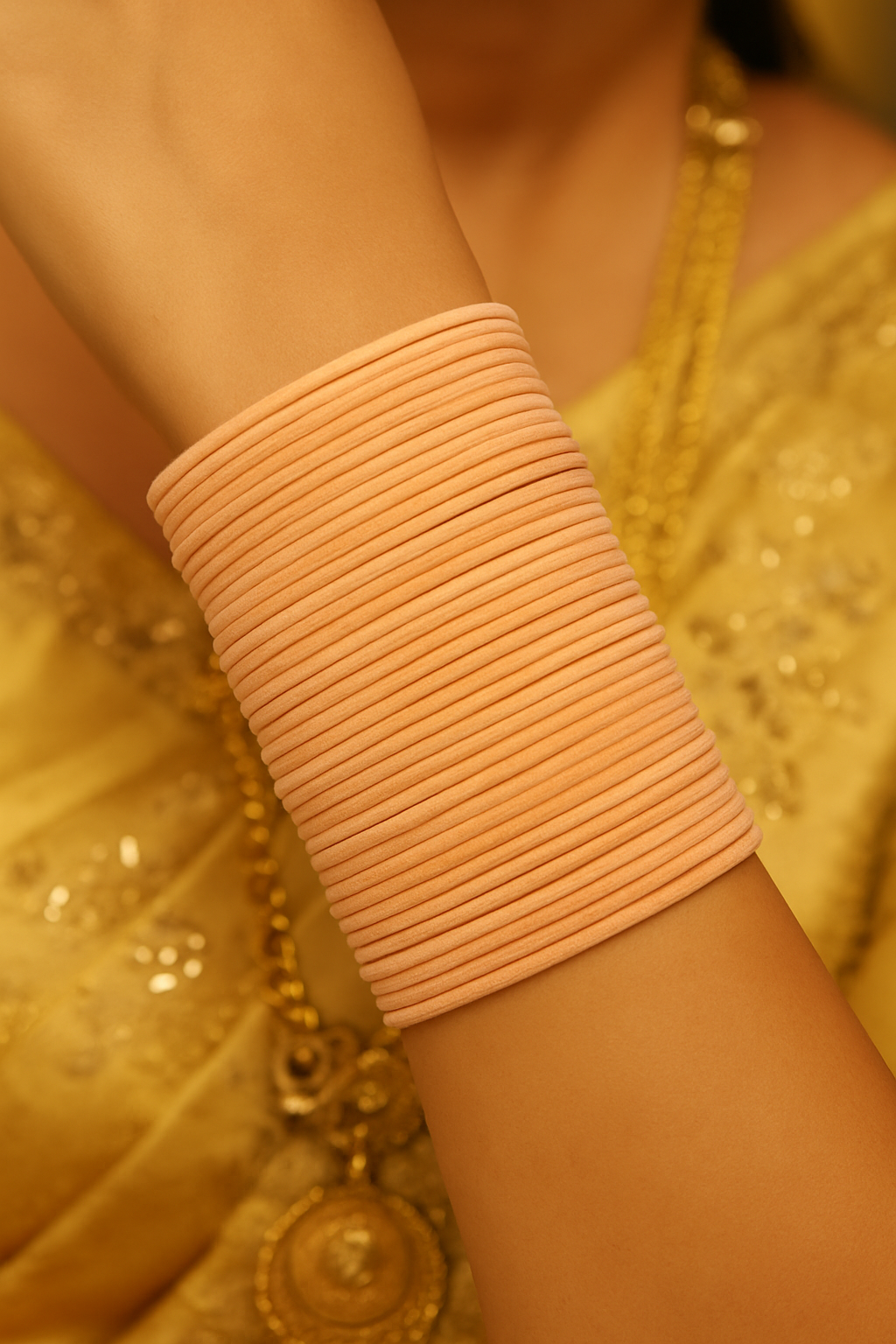 Mahek Peach Bangles
