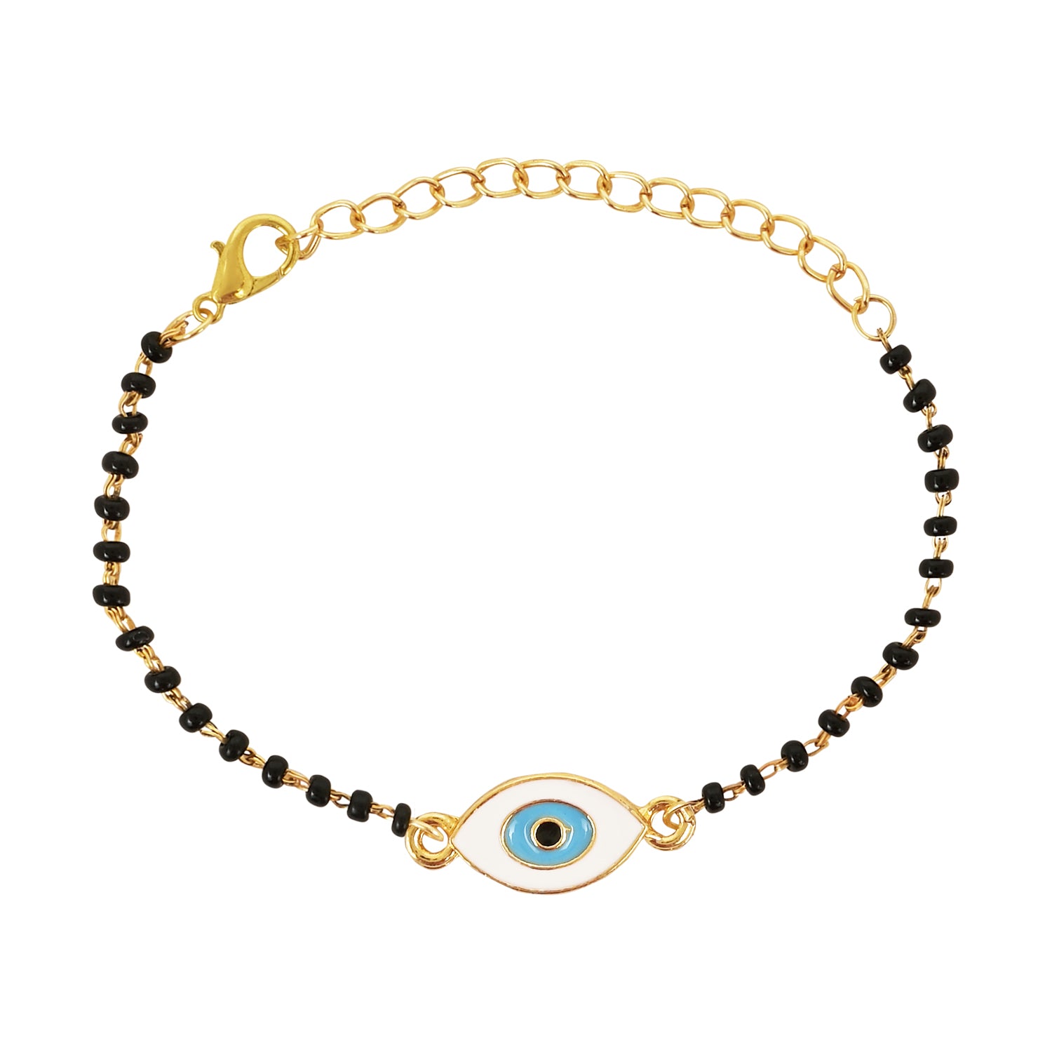 Evil Eye Shape Mangalsutra Bracelet