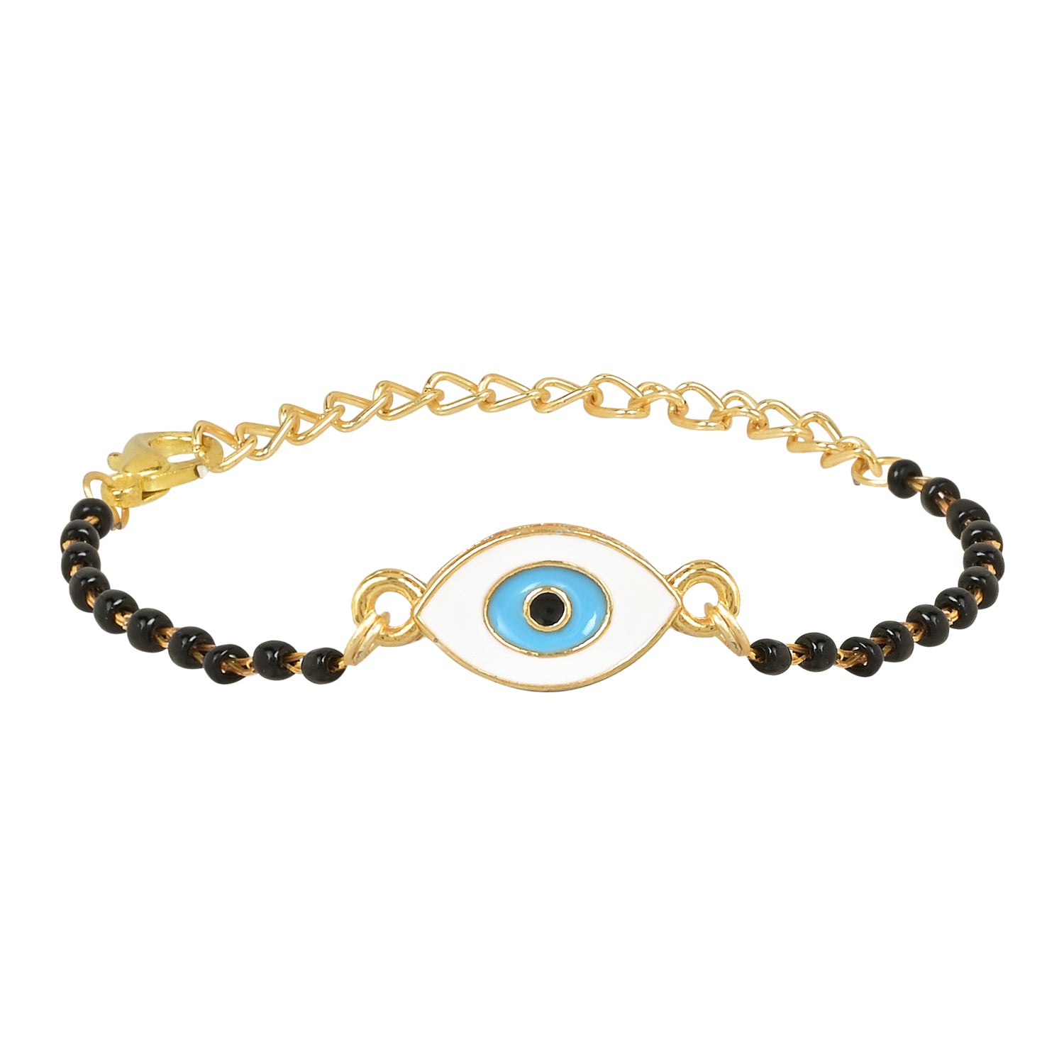 Evil Eye Shape Mangalsutra Bracelet