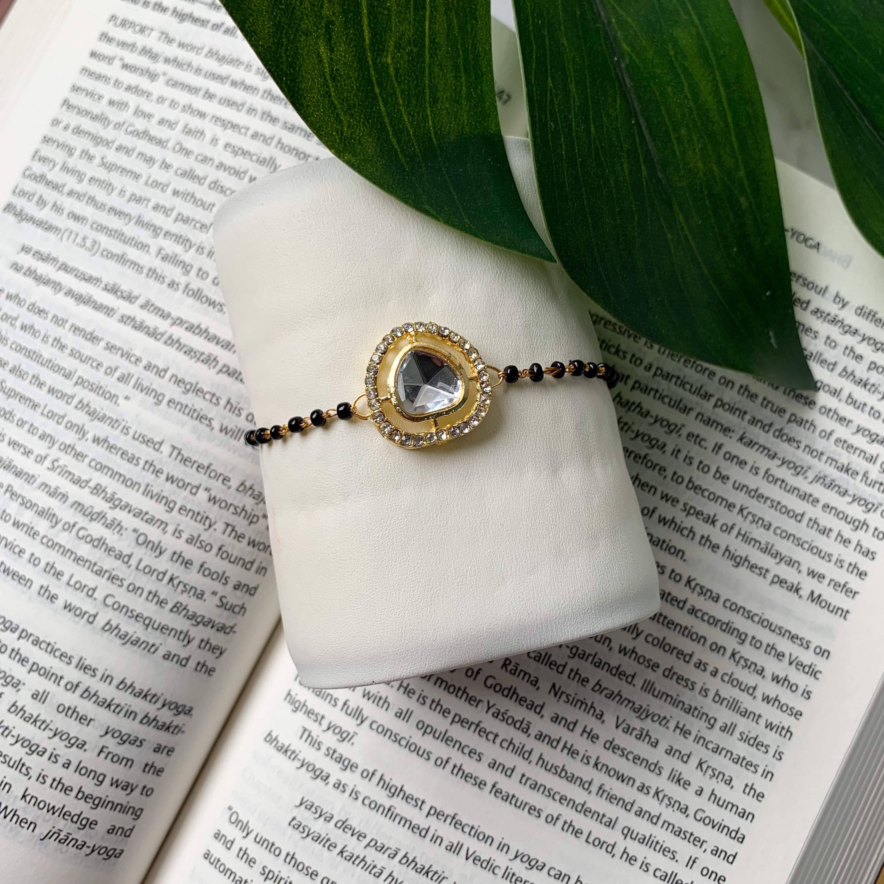 Kundan Stone Mangalsutra Bracelet