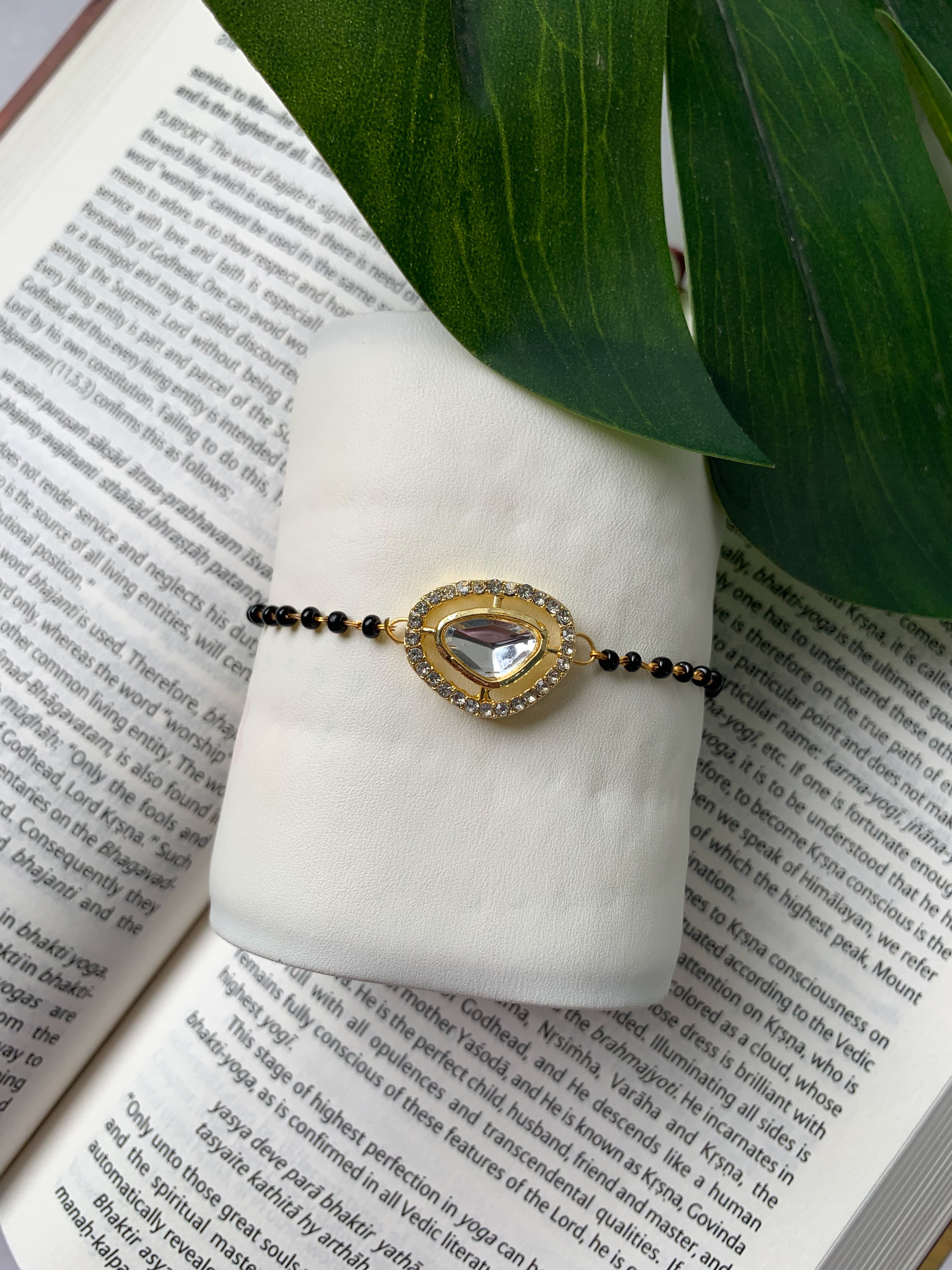 Kundan Mangalsutra Bracelet