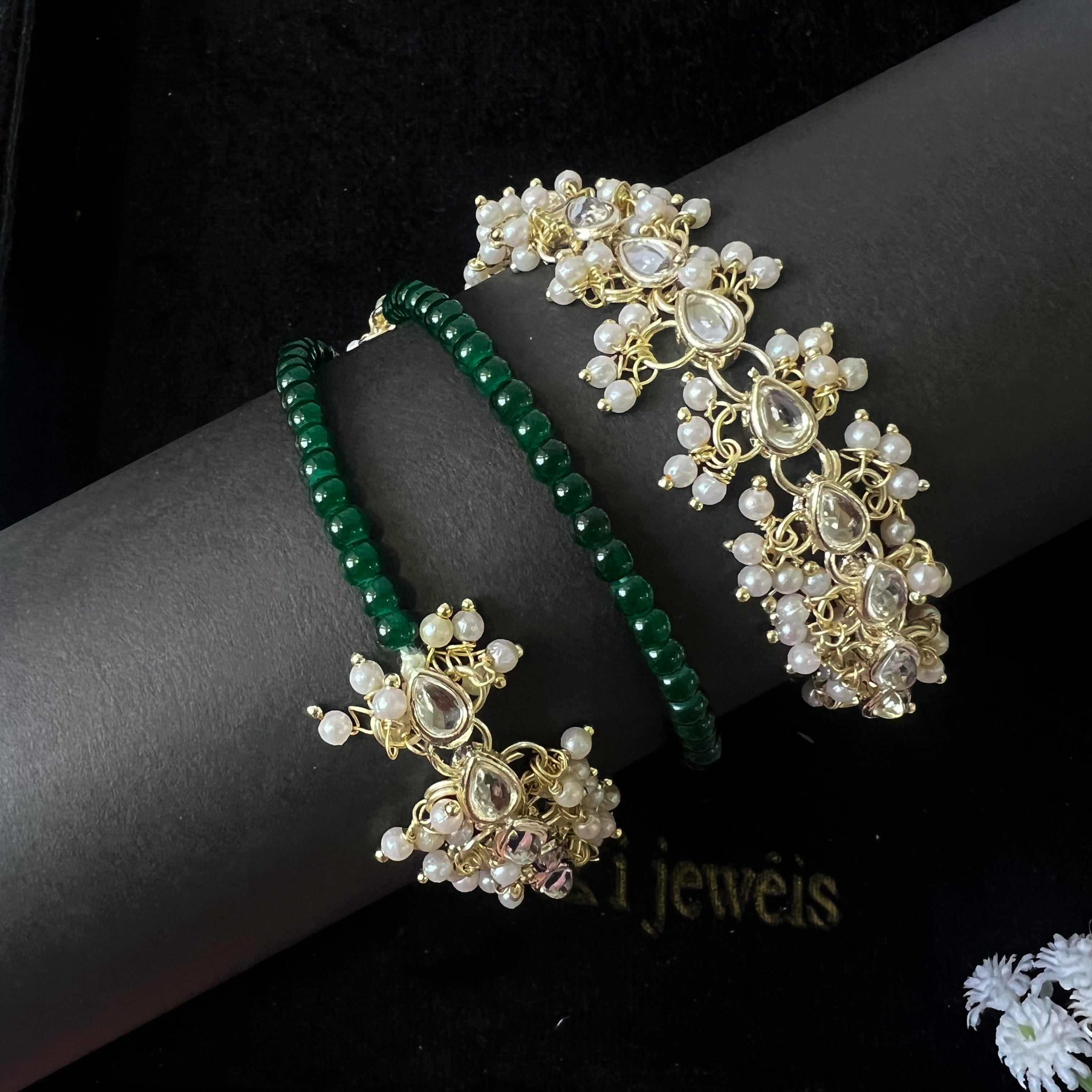 Arnika Green Wrap Around Bracelet