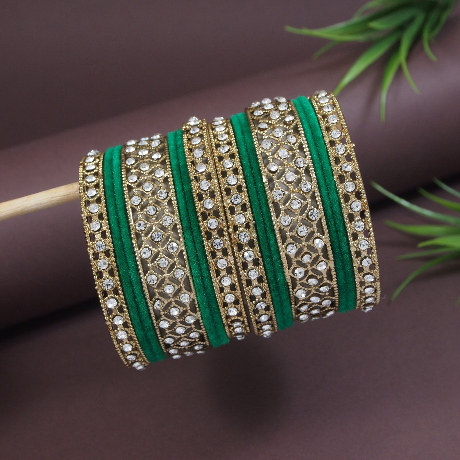 Nivasha Green Bangles