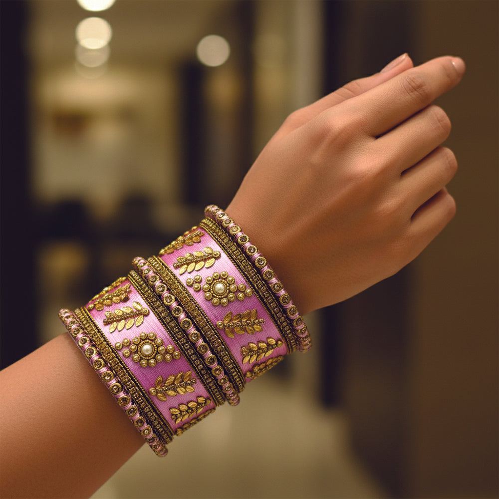 Esha Pink Bangles