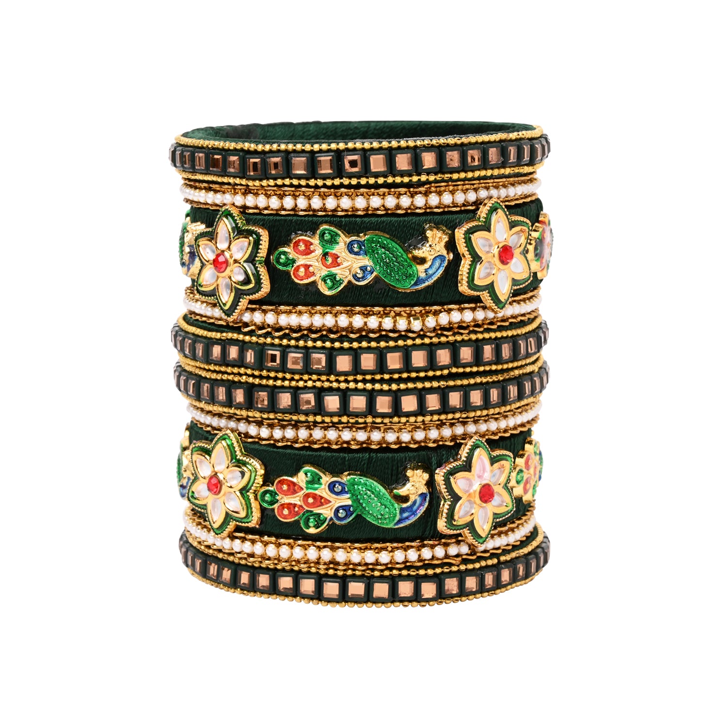 Mahi Green Bangles