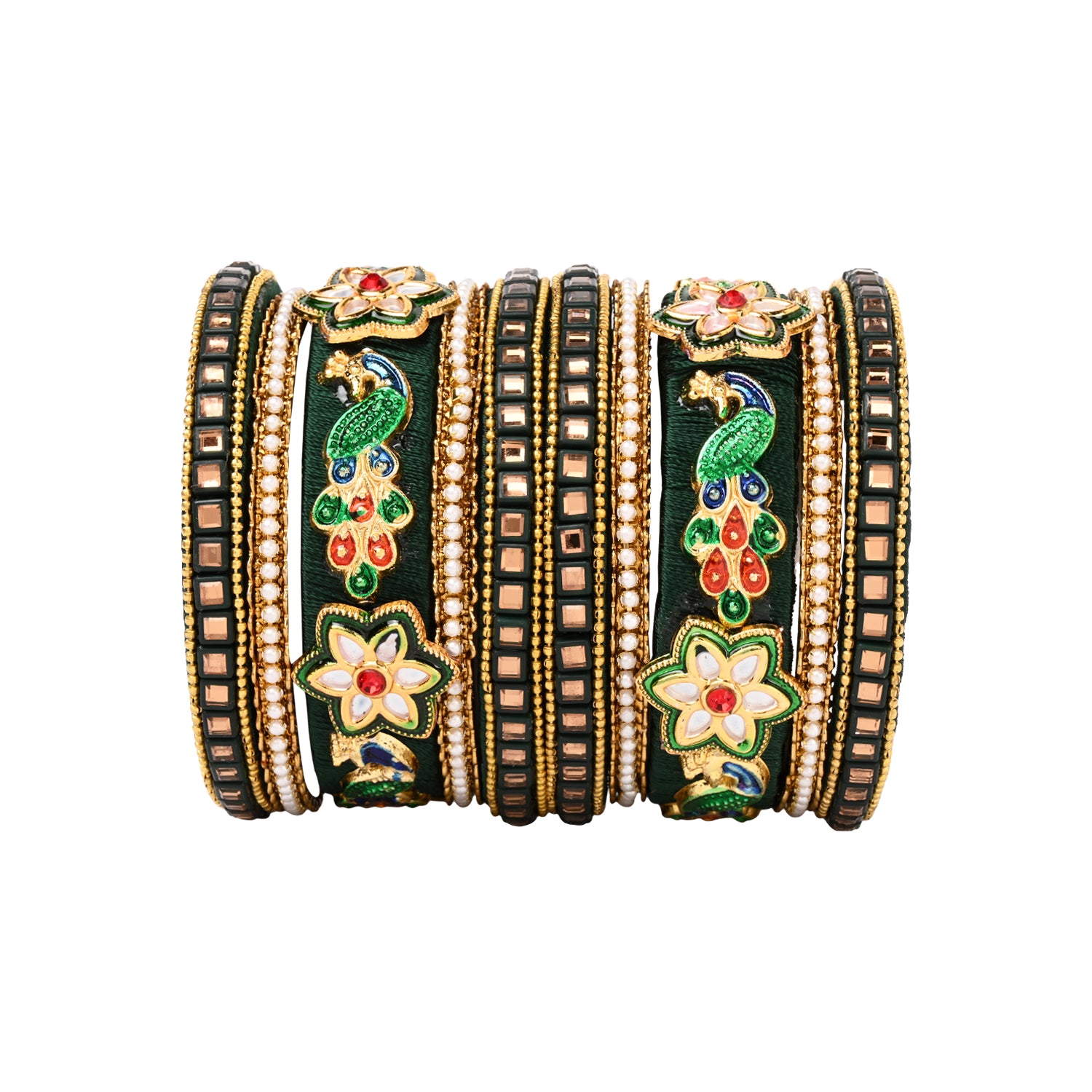 Mahi Green Bangles