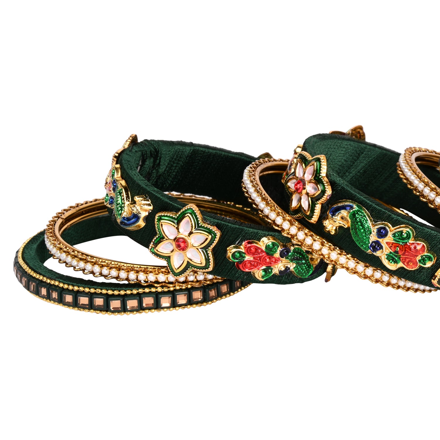 Mahi Green Bangles