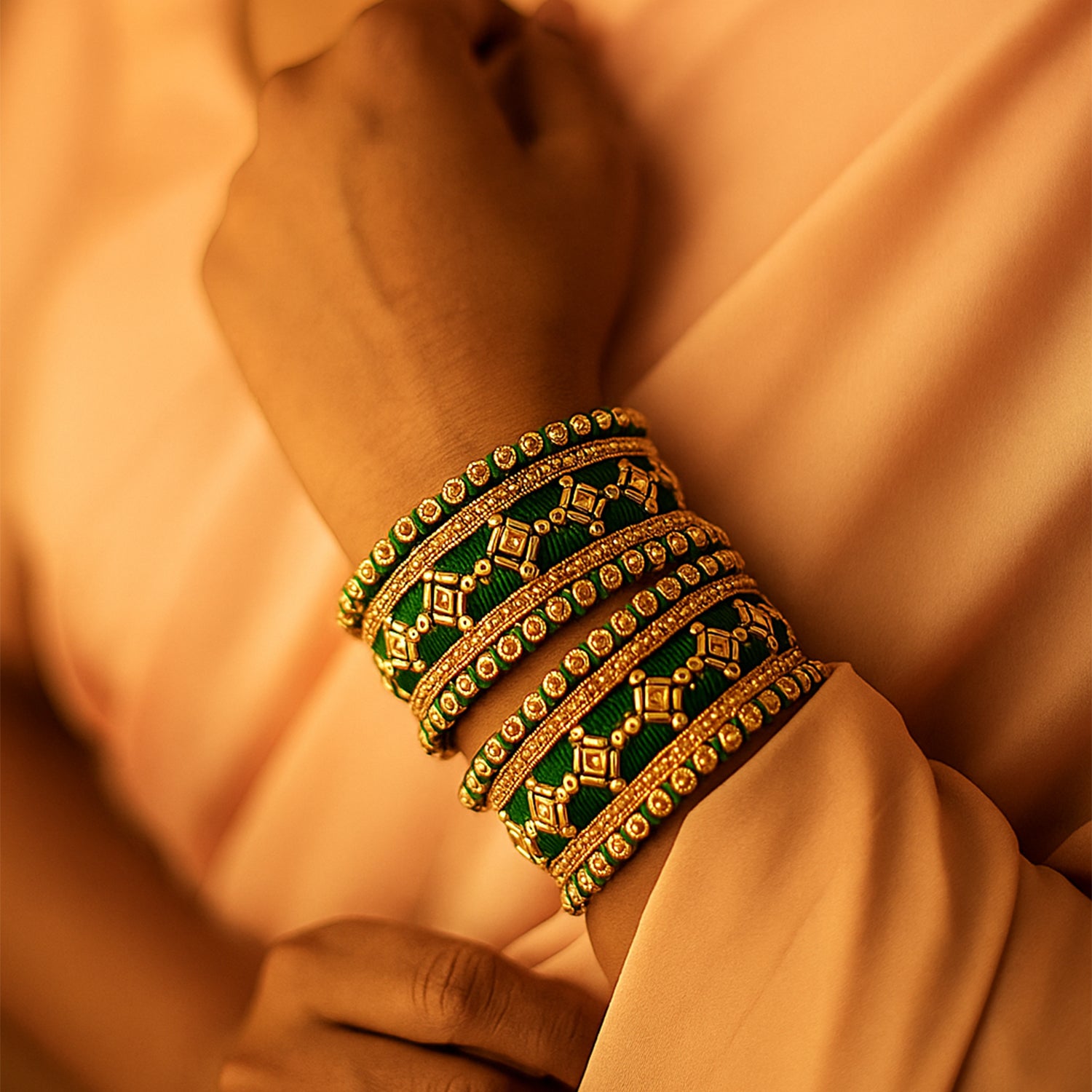 Rutuja Green Bangles
