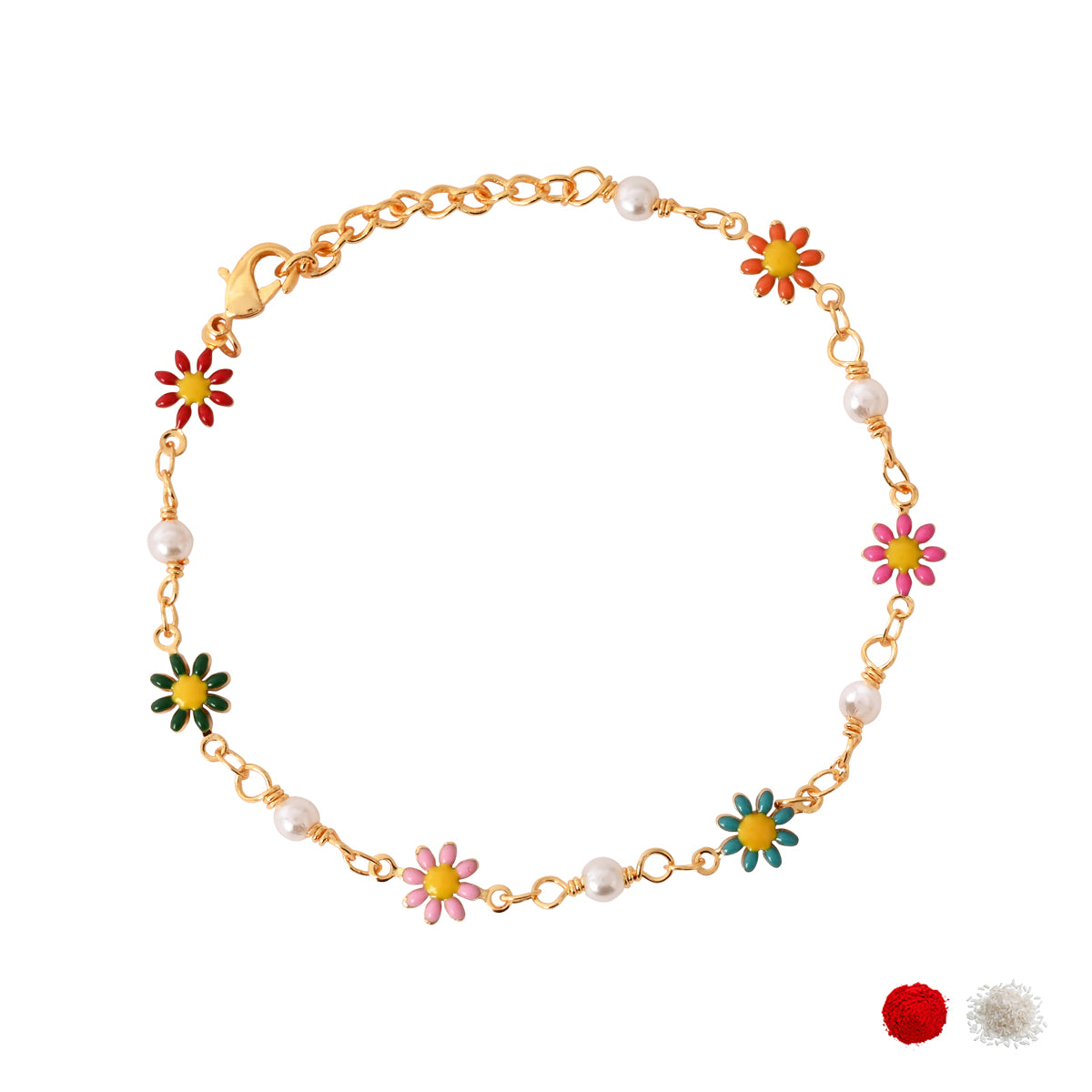 Colorful Floral Bracelet