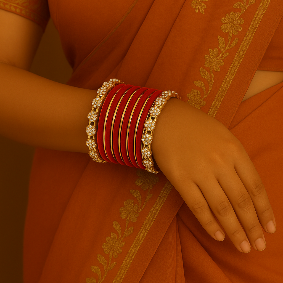 Astha - Red Bangles
