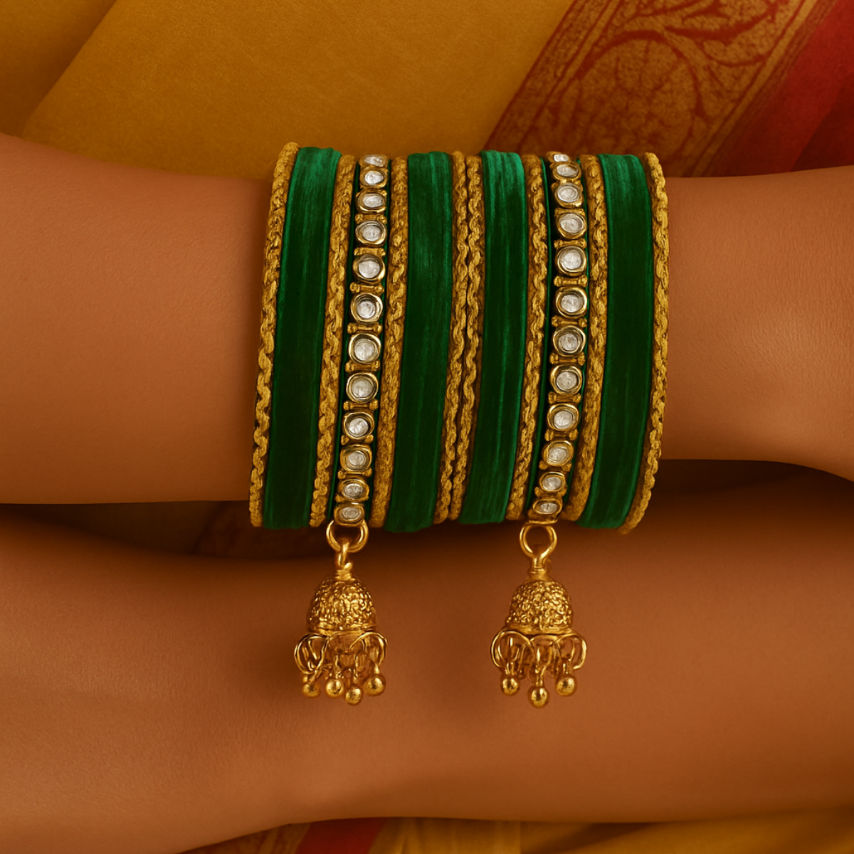Abiya - Green Bangles