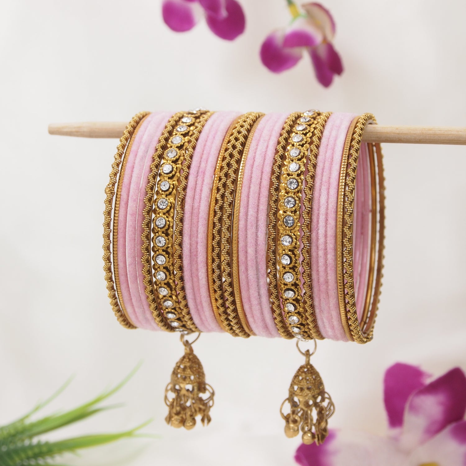Abiya - Pink Bangles
