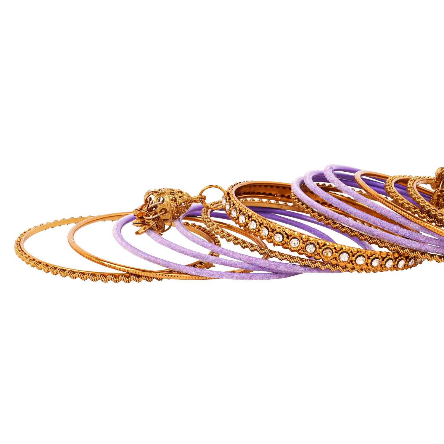 Abiya - Purple Bangles