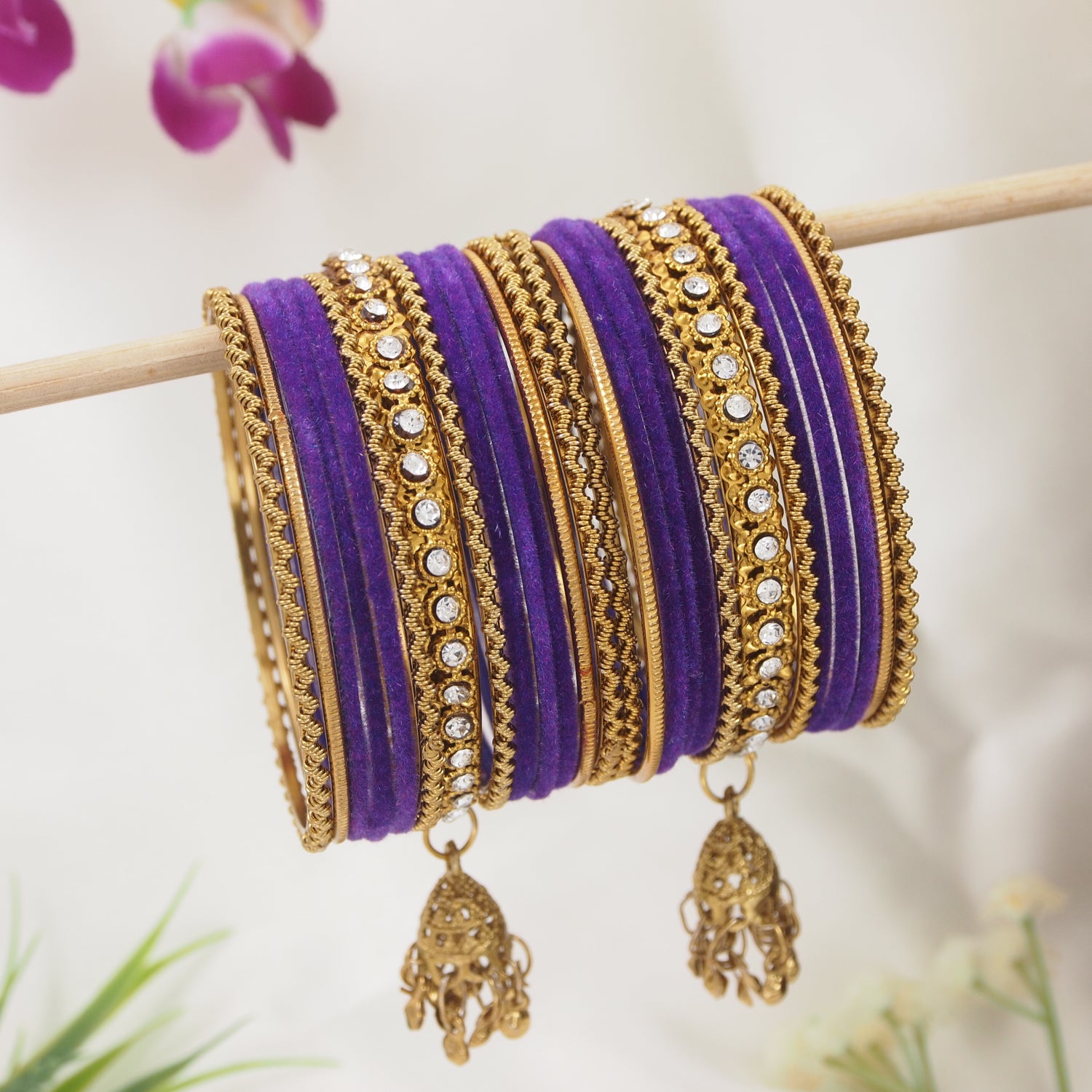 Abiya - Wine Bangles