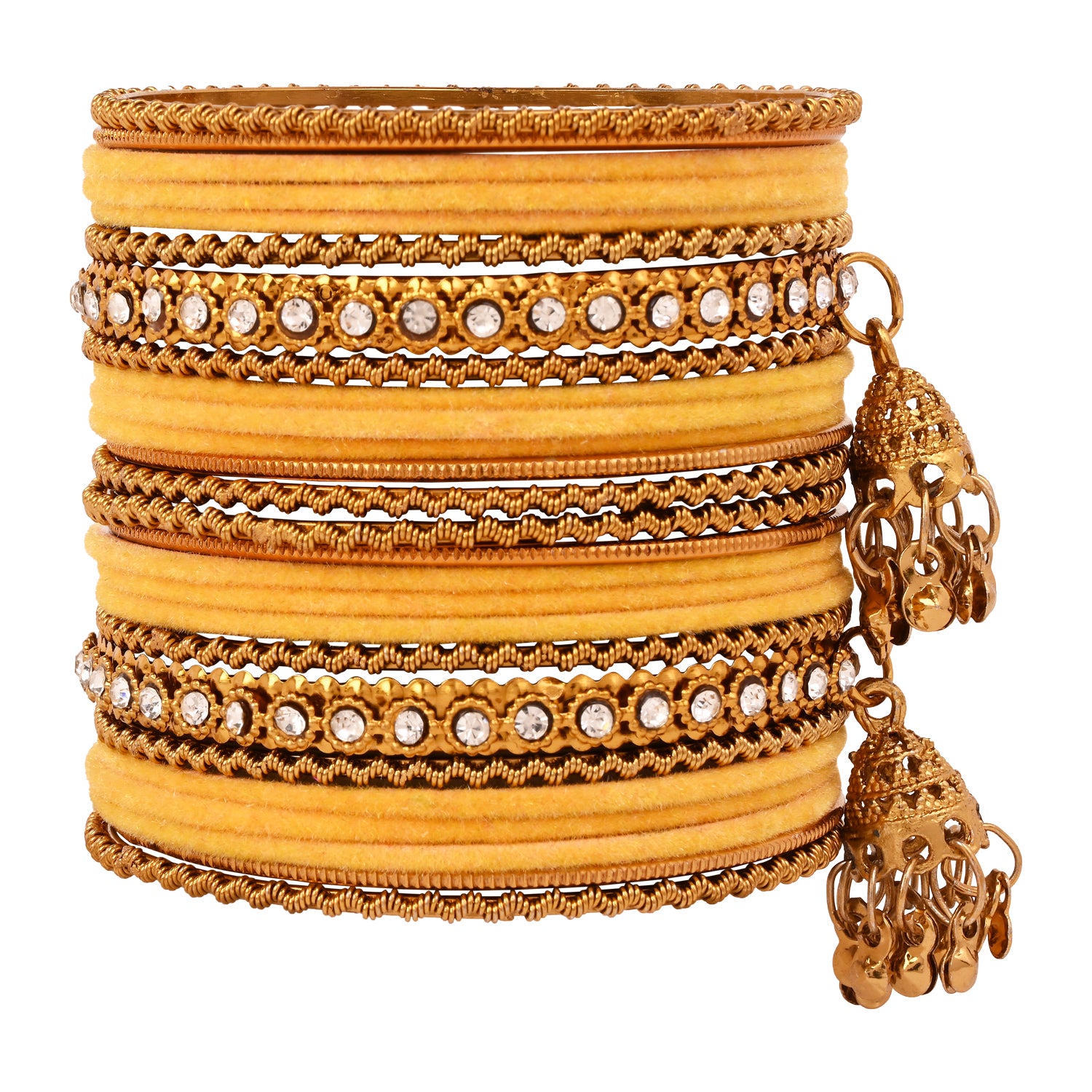 Abiya - Yellow Bangles